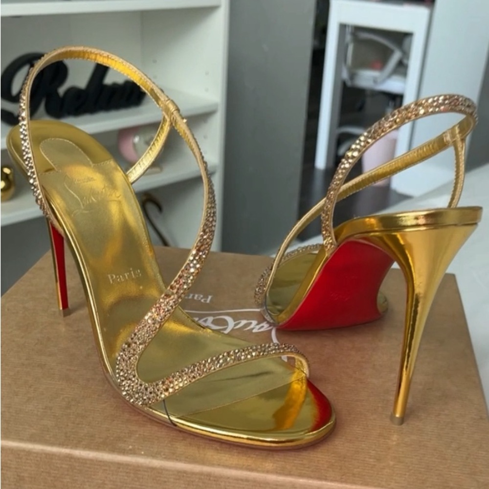 Christian Louboutin Crystal Strass Rosalie 100